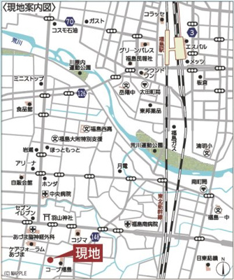 【地図】 | Livele Garden.S　大森第10　7号棟 | 主要道路・高速道路のアクセス良好で通勤・買い物もスムーズ♪