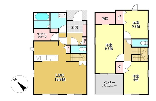 近江八幡市安土町常楽寺の間取り