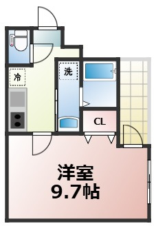 【間取り】 | フジパレス新深江Ⅶ番館　仲介手数料無料