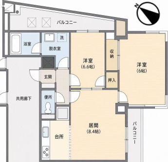 帝金ビルの間取り