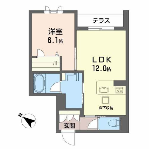 シャーメゾンアメニティの間取り