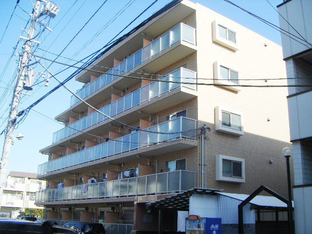 アメティスタ本中山の外観|敷地内バイク置き場あり