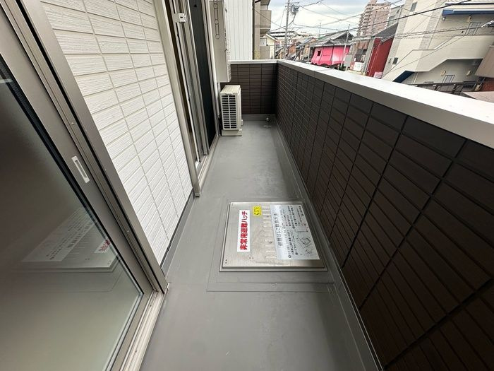 コンフォール白菊のバルコニー