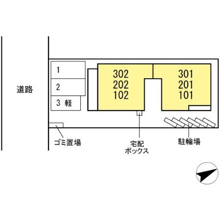 コンフォール白菊の区画図