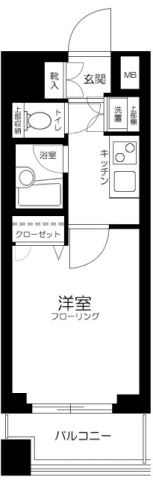 ルーブル両国の間取り|間取りです。