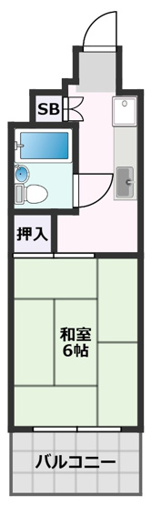 【間取り】 | ハイツ篠崎