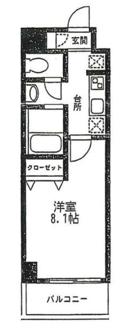 カーサ松戸【仲介手数料：50％OFF】対象物件！の間取り