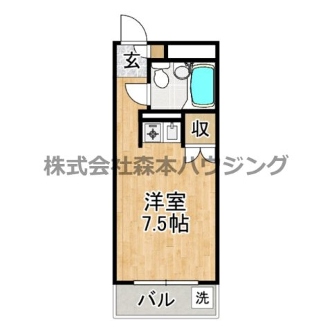 【間取り】 | 　フルグランデ日向町