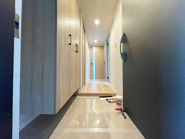 北摂マンションの玄関|収納もある玄関です