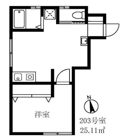 【間取り】 | サンエール平和島B棟
