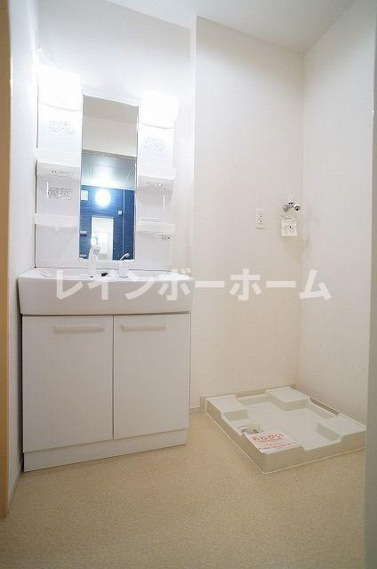 プリムヴェールの洗面所|コンパクトで使いやすい洗面所