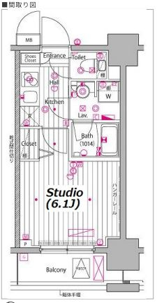 ガーラ・プレシャス川崎の間取り