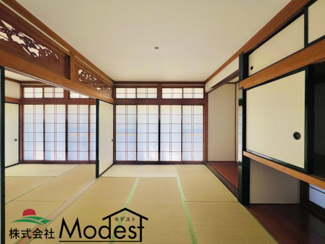 高崎市剣崎町の居間・リビング|フローリングが苦手な方にもおススメの和室