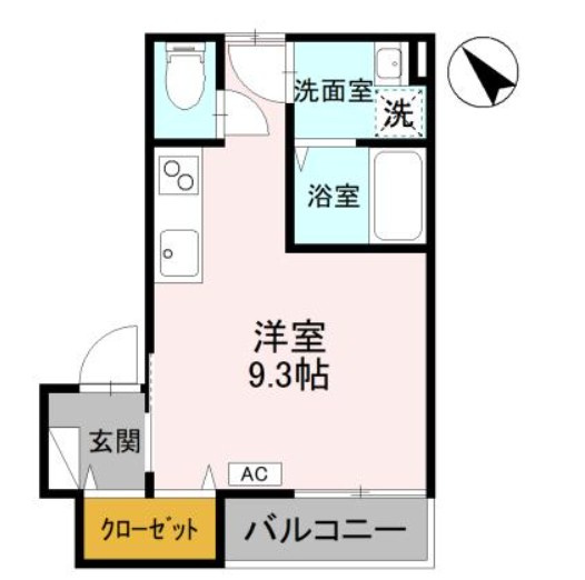 ハウス　フロイデの間取り