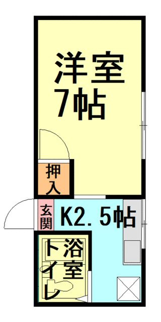 アサヒハイツの間取り