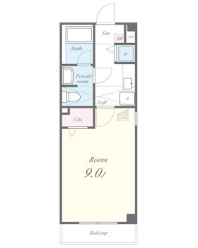 メゾンアイリスの間取り