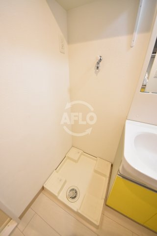 SK南森町の洗面所|SK南森町　室内洗濯機置き場