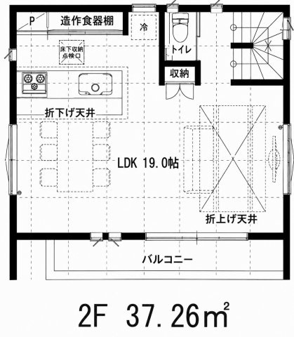 富士見市鶴瀬西第9期の間取り|2F