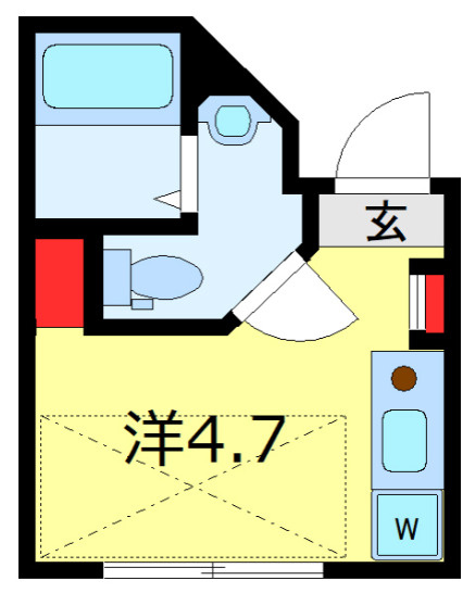HJ PLACE SASAZUKAの間取り