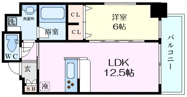 【間取り】 | ラクラス本町東