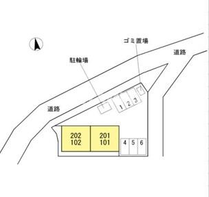 クレールＭⅡの区画図