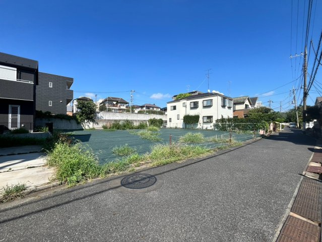 東京都杉並区久我山5丁目 売地2・3区画の前面道路含む現地写真
