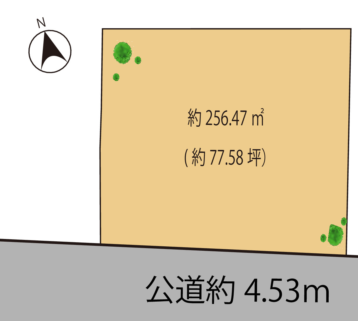 東京都杉並区久我山5丁目 売地2・3区画の土地図