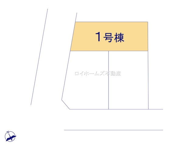 【区画図】 | 清須市西枇杷島町上新51『仲介料無料』新築戸建て | 1号棟