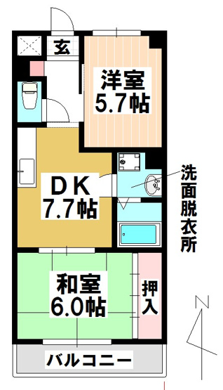【間取り】 | シャンボール朝日