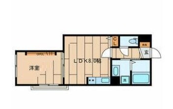 カーサアルバの間取り|間取りです。