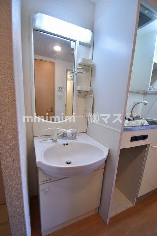 大阪市中央区上本町西２丁目の賃貸マンションの洗面所