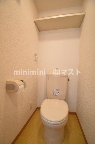 大阪市中央区上本町西２丁目の賃貸マンションのトイレ