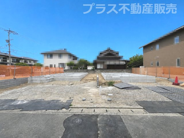 【外観】 | 福岡市西区泉3丁目　2号棟（全2棟）【仲介手数料無料・0円】 | 現地写真。同じ物件を見るなら、プラス不動産販売にお任せ下さい。