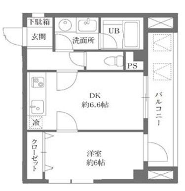 友泉巣鴨ビルの間取り