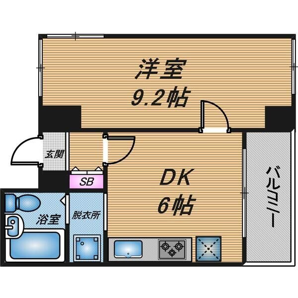 藤和シティコープ大手前Ⅱの間取り|藤和シティコープ大手前ⅠⅠ　間取り
