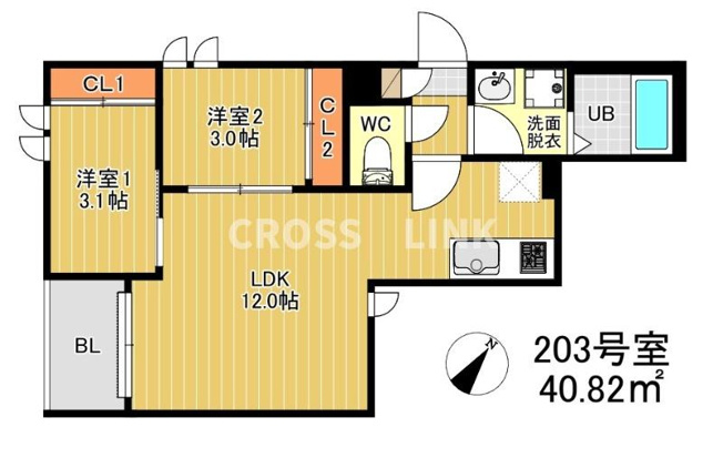 【間取り】 | レガリスト大橋
