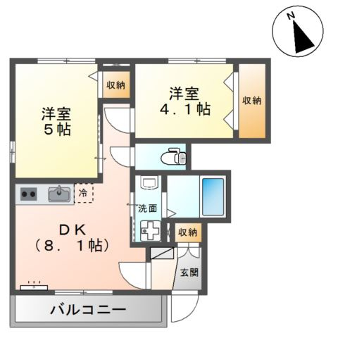【間取り】 | シャイン・コーヤⅡ