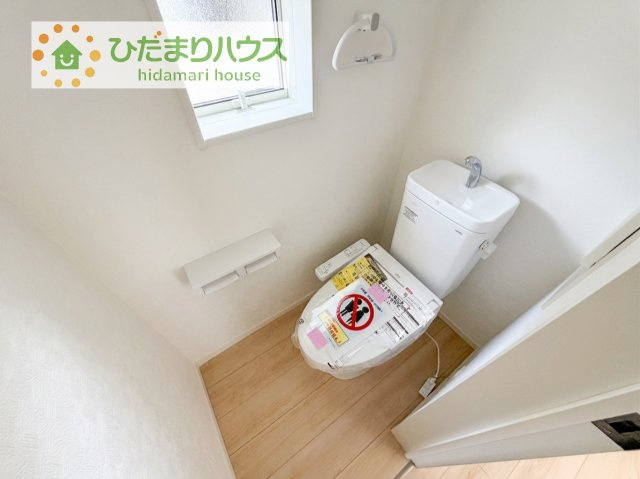【トイレ】 | 土浦市都和第3　新築戸建 | トイレは1F、2F共に完備！取り合いになることがありませんね(^^)/