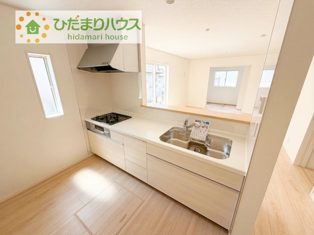 【キッチン】 | 土浦市都和第3　新築戸建 | 料理をしながらでも、ご家族との会話を楽しめる対面式キッチン♪