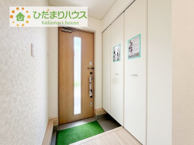 【玄関】 | 土浦市都和第3　新築戸建 | 家族の靴をたっぷり収納！大型シューズクローゼット付き(^^♪