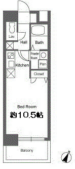 willDo三宮イーストの間取り