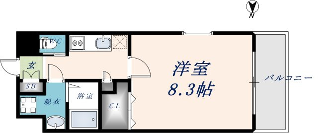 フォレストグレイス高井田1の間取り