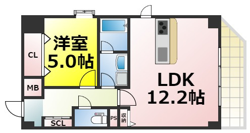 【間取り】 | ゼクス九条 仲介手数料無料