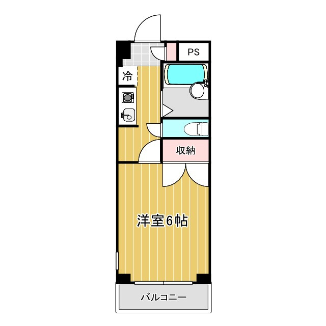 川崎市中原区木月４丁目の賃貸マンションの間取り