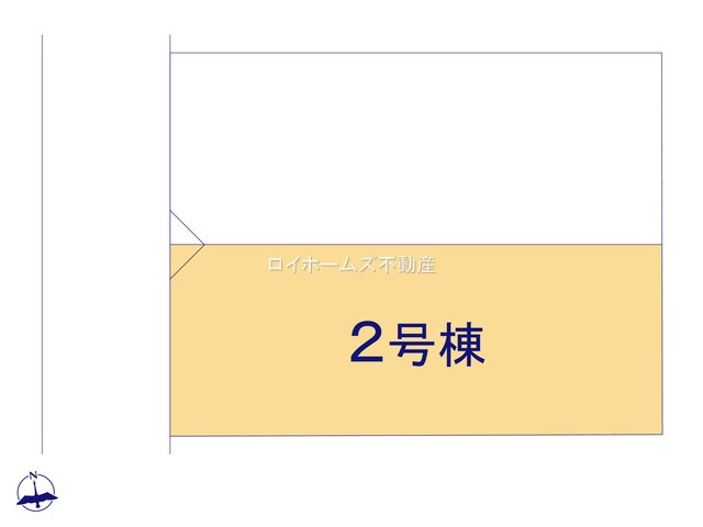 【区画図】 | 北名古屋市鹿田天田45『仲介料無料』新築戸建て | 2号棟