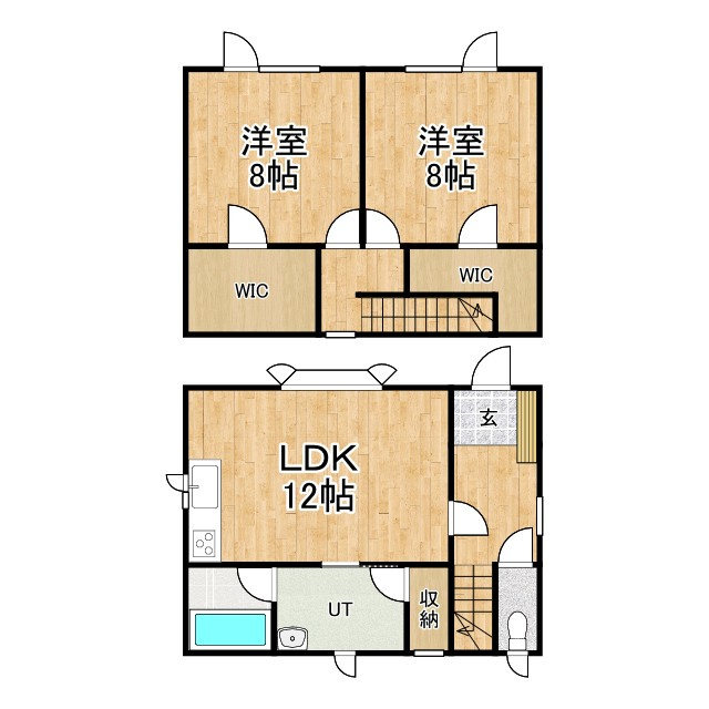 185Kハウスの間取り