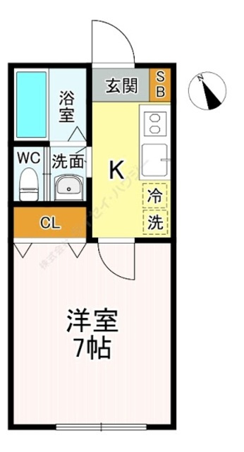 プレリュード立川の間取り