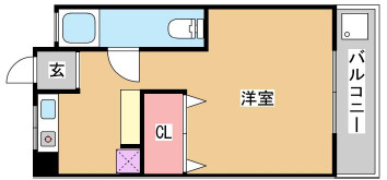 山海マンションの間取り