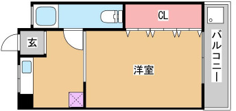 山海マンションの間取り