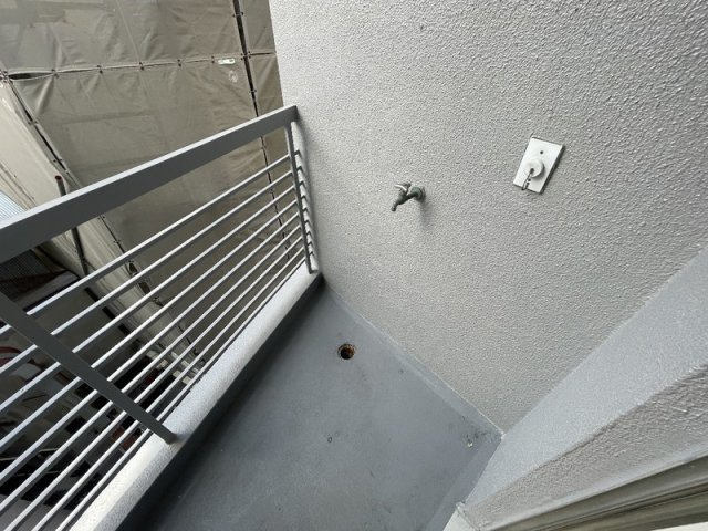 山海マンションのバルコニー